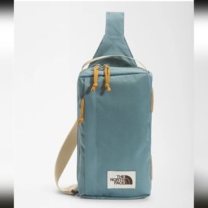 North Face Unisex Field Bag Blue-Green Sling bag like New Goblin Blue